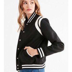 Urban Outfitters Striped Varsity Jacket